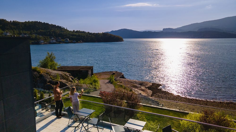 Terrassen mot fjorden, Hardanger House